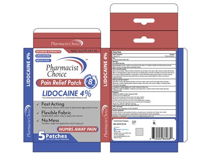 Pharmacist choice lidocaine pain patch (Pharmacist Choice Lidocaine Pain Patch)